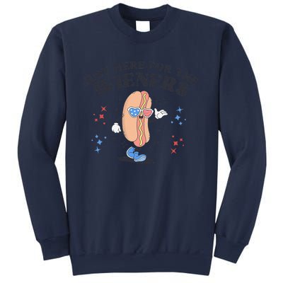 Funny Patriotic Retro Hot Dog Sweatshirt