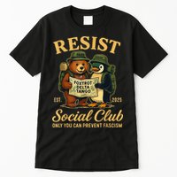 Funny Penguin Resist Penguins Protest Against Tariffs Tall T-Shirt