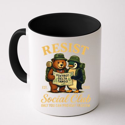 Funny Penguin Resist Penguins Protest Against Tariffs Mug