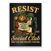 Funny Penguin Resist Penguins Protest Against Tariffs Poster