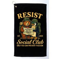Funny Penguin Resist Penguins Protest Against Tariffs Golf Towel