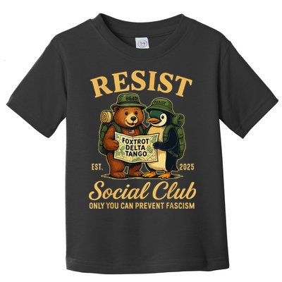Funny Penguin Resist Penguins Protest Against Tariffs Toddler T-Shirt