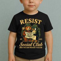 Funny Penguin Resist Penguins Protest Against Tariffs Toddler T-Shirt
