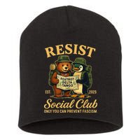 Funny Penguin Resist Penguins Protest Against Tariffs Short Acrylic Beanie