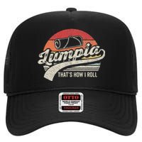 Filipino Pride Retro Vintage Lumpia High Crown Mesh Back Trucker Hat