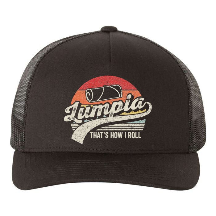 Filipino Pride Retro Vintage Lumpia Yupoong Adult 5-Panel Trucker Hat