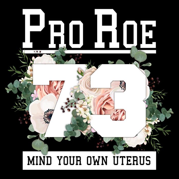 Floral Pro Roe 1973 Mind Your Own Uterus 16 in Basic Backpack
