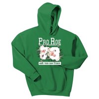 Floral Pro Roe 1973 Mind Your Own Uterus Kids Hoodie