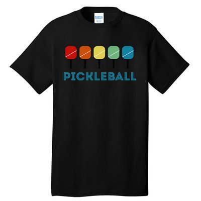 Funny Pickleball Retro Vintage Tall T-Shirt