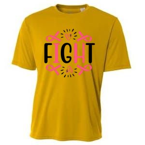 Fight Pink Ribbon Breast Cancer Cooling Performance Crew T-Shirt