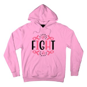 Fight Pink Ribbon Breast Cancer Hoodie