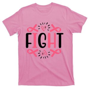 Fight Pink Ribbon Breast Cancer T-Shirt