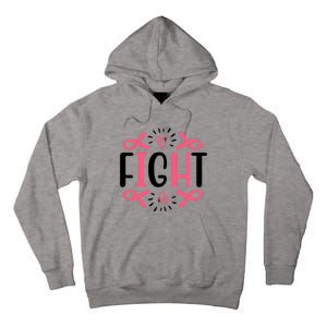 Fight Pink Ribbon Breast Cancer Tall Hoodie