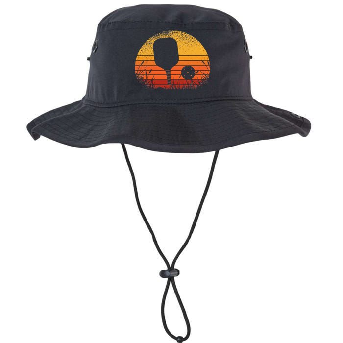 Funny Pickleball Retro Vintage Silhouette Pickleball Player Legacy Cool Fit Booney Bucket Hat