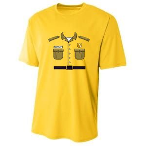 Forest Park Ranger Easy Lazy Funny Halloween Youth Performance Sprint T-Shirt