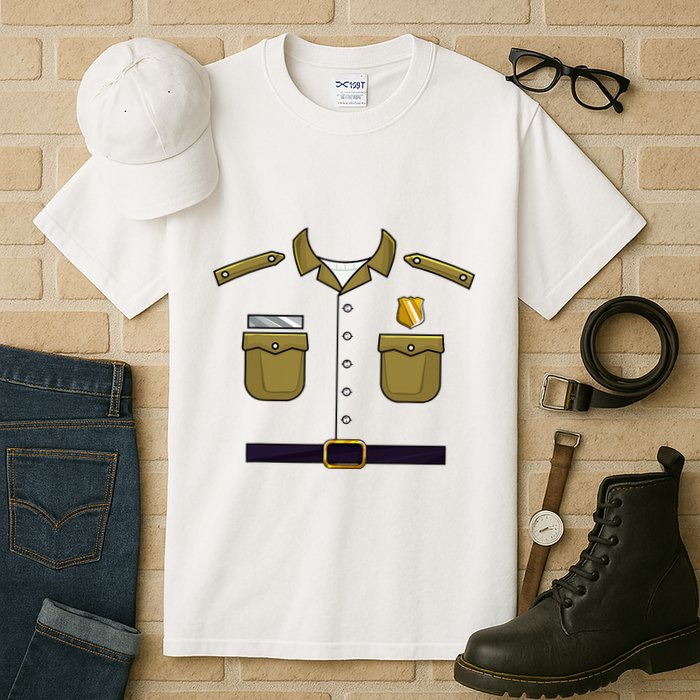Forest Park Ranger Easy Lazy Funny Halloween Tall T-Shirt