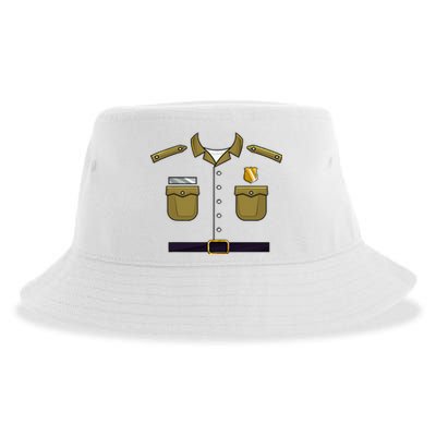 Forest Park Ranger Easy Lazy Funny Halloween Sustainable Bucket Hat