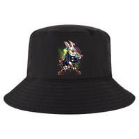 Funny Punk Rock Easter Bunny Rabbit Cool Comfort Performance Bucket Hat