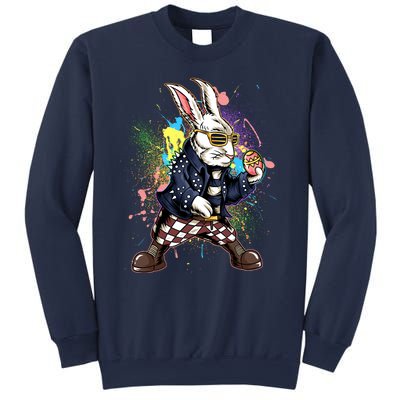 Funny Punk Rock Easter Bunny Rabbit Sweatshirt