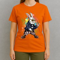 Funny Punk Rock Easter Bunny Rabbit T-Shirt