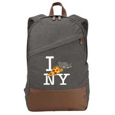 Funny Pizza Rat Ronic Cotton Canvas Backpack