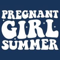 Funny Pregnancy Reveal Pregnant Girl Summer Baby Shower 16 in Basic Backpack
