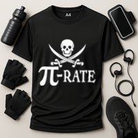 Funny Pi Rate Pirate Pi Day Boy Vintage Math Teacher Retro Performance Shirt