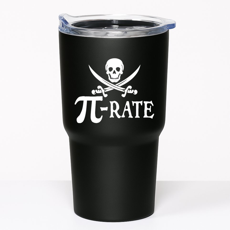 Funny Pi Rate Pirate Pi Day Boy Vintage Math Teacher Retro Tumbler