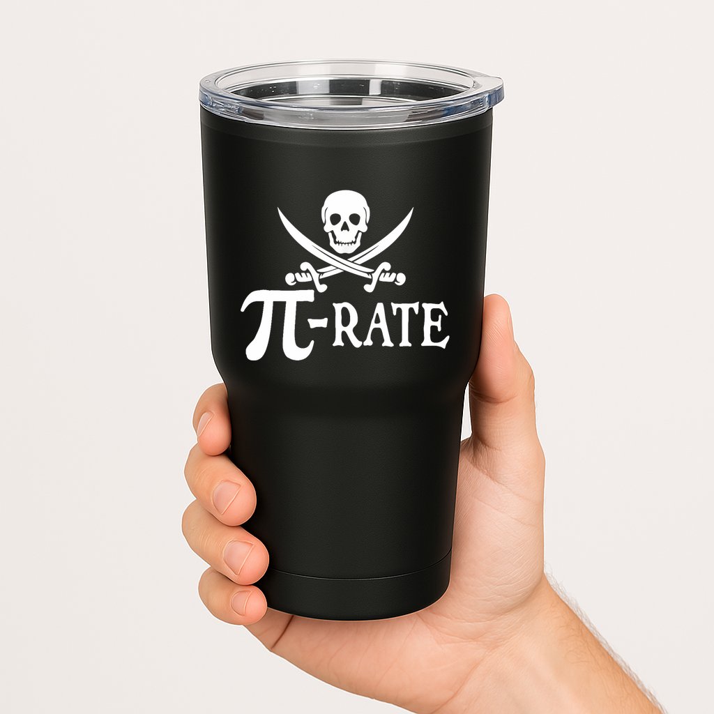 Funny Pi Rate Pirate Pi Day Boy Vintage Math Teacher Retro Tumbler
