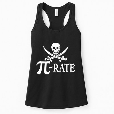 Funny Pi Rate Pirate Pi Day Boy Vintage Math Teacher Retro Womens Tank Top
