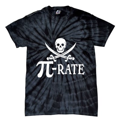 Funny Pi Rate Pirate Pi Day Boy Vintage Math Teacher Retro Tie-Dye T-Shirt