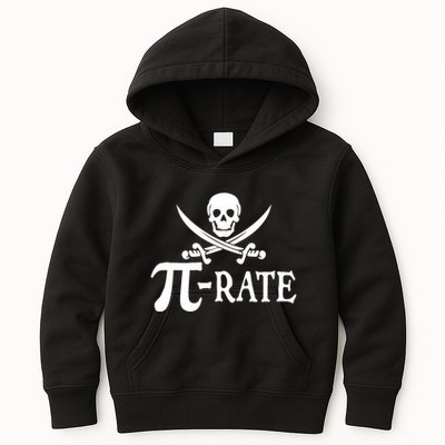 Funny Pi Rate Pirate Pi Day Boy Vintage Math Teacher Retro Kids Hoodie