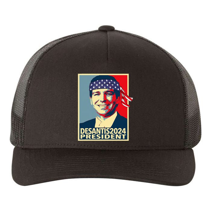 For President Ron DeSantis Yupoong Adult 5-Panel Trucker Hat