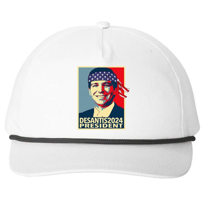 For President Ron DeSantis Snapback Five-Panel Rope Hat