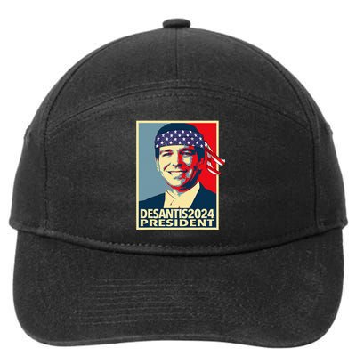 For President Ron DeSantis 7-Panel Snapback Hat