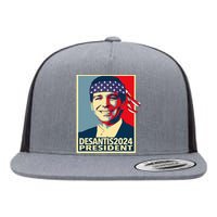 For President Ron DeSantis Flat Bill Trucker Hat