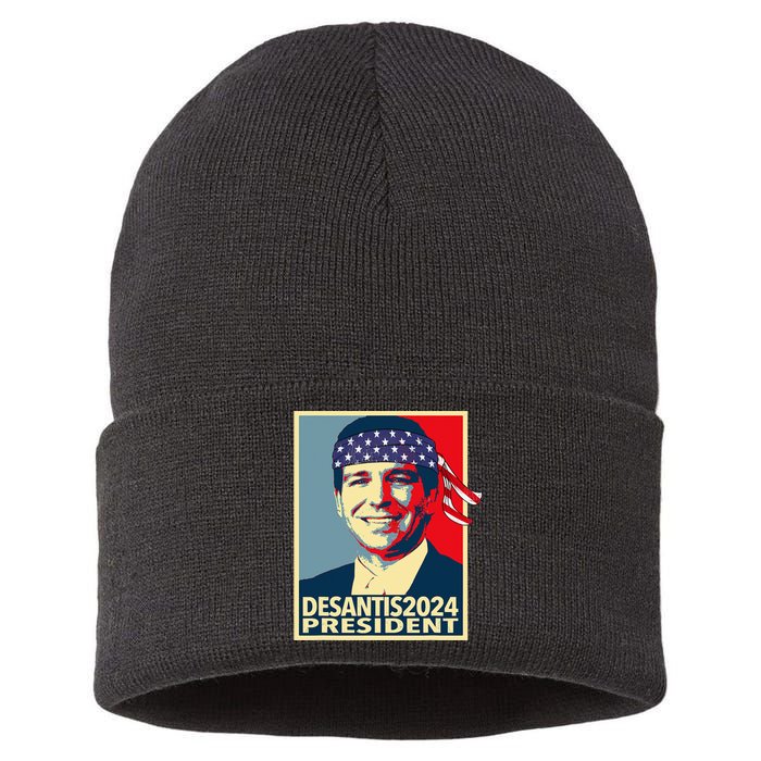 For President Ron DeSantis Sustainable Knit Beanie