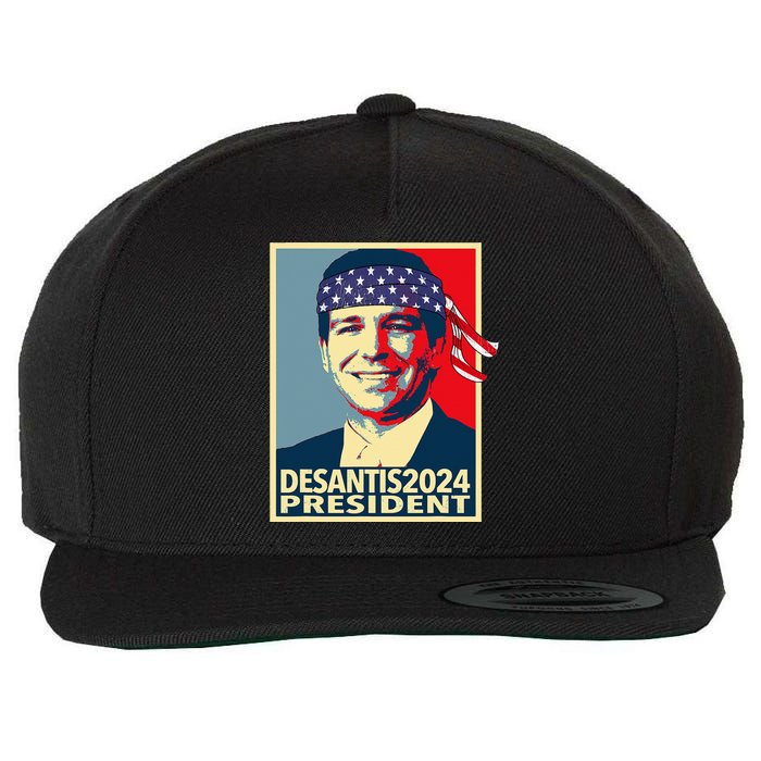 For President Ron DeSantis Wool Snapback Cap