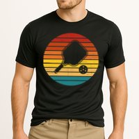 Funny Pickleball Retro Sunset Gift Cooling Performance Crew T-Shirt