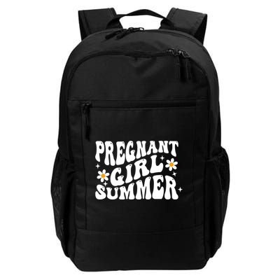 Funny Pregnancy Reveal Pregnant Girl Summer Baby Shower Backpack