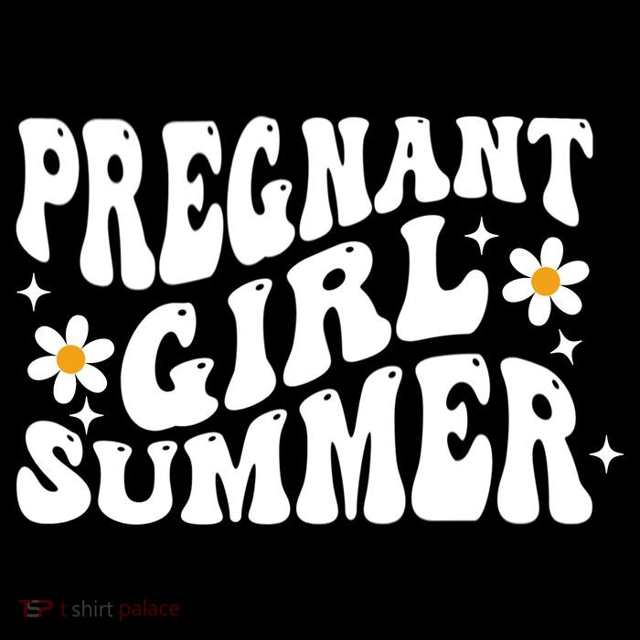 Funny Pregnancy Reveal Pregnant Girl Summer Baby Shower Flatbill Hat
