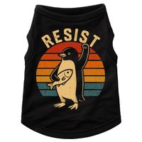 Funny Penguin Resist Penguins Protest Against Tariffs Doggie Tank