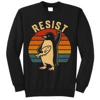 Funny Penguin Resist Penguins Protest Against Tariffs Sweatshirt