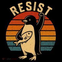 Funny Penguin Resist Penguins Protest Against Tariffs Mug