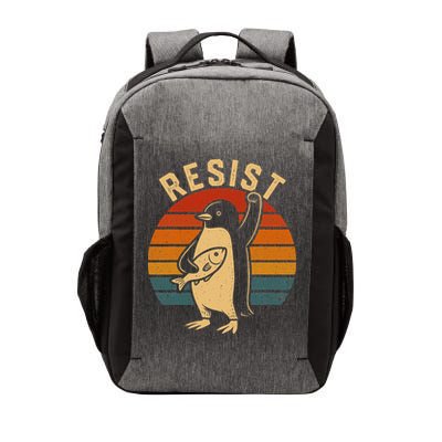 Funny Penguin Resist Penguins Protest Against Tariffs Vector Backpack