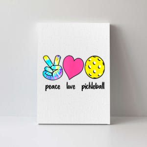 Funny Pickleball Retired Ladies Peace Love Pickleball  Canvas