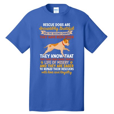 Foster Parent Rescue Dogs National Rescue Dog Day Gift Tall T-Shirt