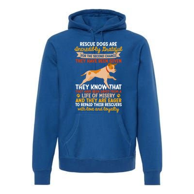 Foster Parent Rescue Dogs National Rescue Dog Day Gift Premium Hoodie