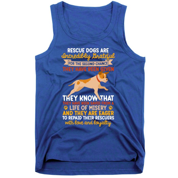 Foster Parent Rescue Dogs National Rescue Dog Day Gift Tank Top