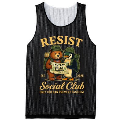Funny Penguin Resist Penguins Protest Against Tariffs Mesh Reversible Basketball Jersey Tank